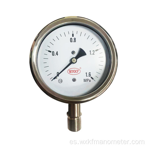 Mádige de presión relleno de aceite de dial de 2 pulgadas de 50 mm